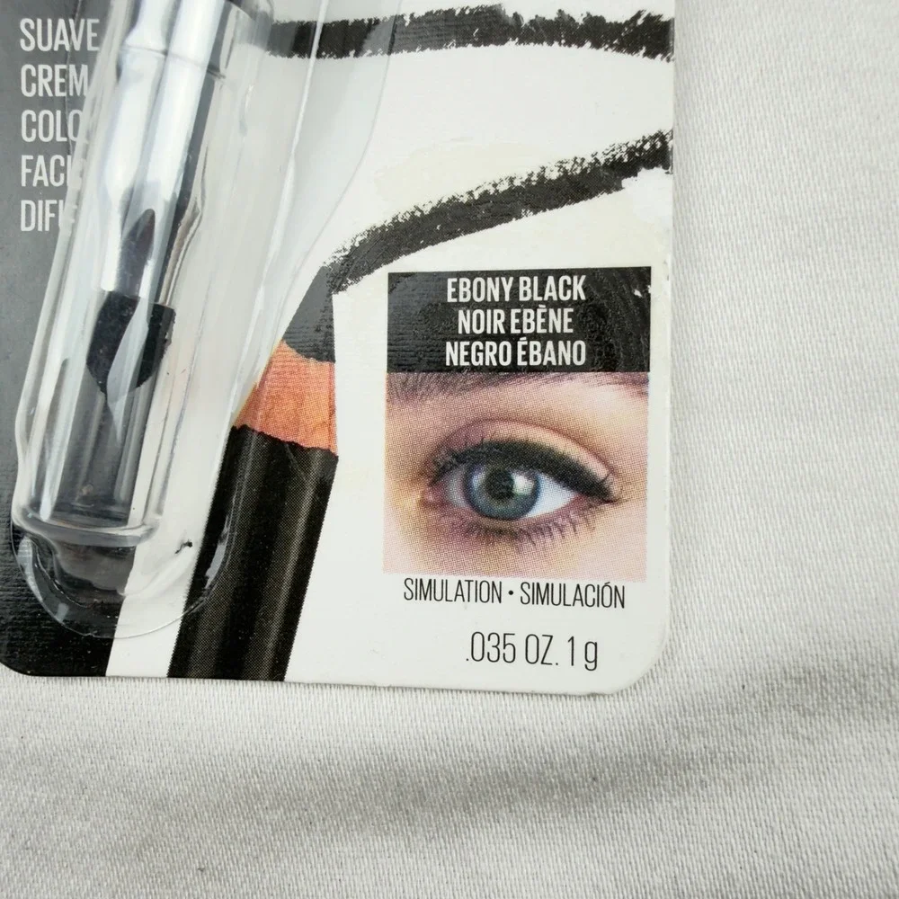 Maybelline Line Express Eyeliner Pencil 01 Ebony Black 6 Pack New Smudger HRT41W